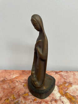 Bronze Statue of Mother and Child | Antique & Vintage | Moonee Ponds Antiques | Australia Wide Delivery