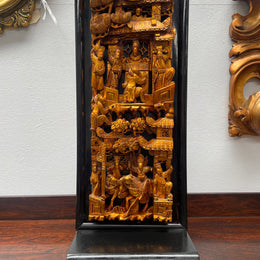 Vintage Japanese Gilt wood Carving