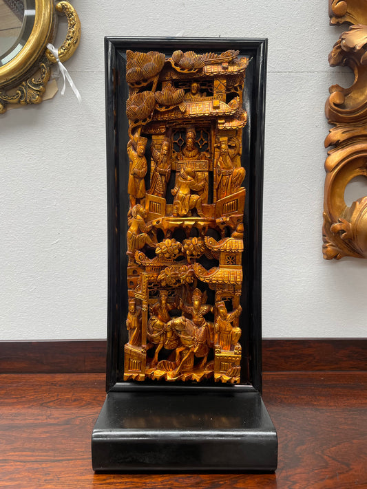 Vintage Japanese Gilt wood Carving