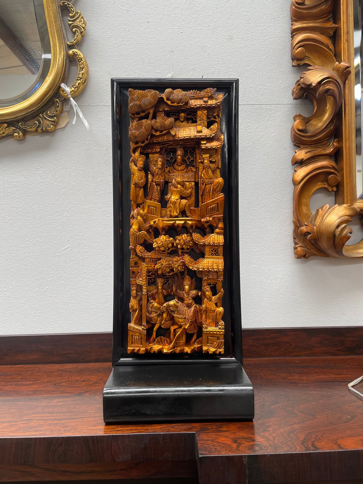 Vintage Japanese Gilt wood Carving