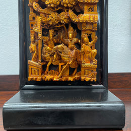 Vintage Japanese Gilt wood Carving