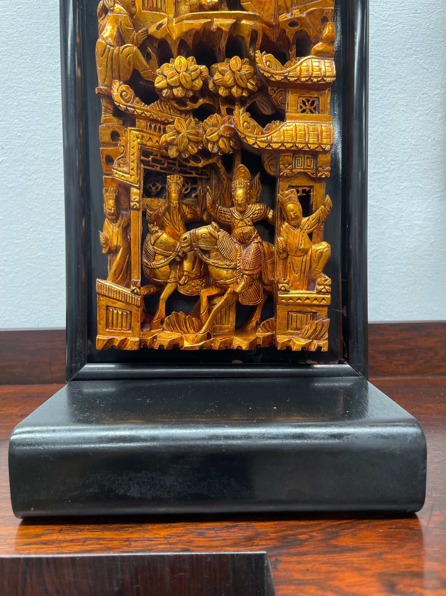 Vintage Japanese Gilt wood Carving