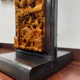 Vintage Japanese Gilt wood Carving