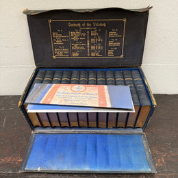 Rare Set of the Complete Works of Shakespeare 12 Volumes in Leather Presentation Case
