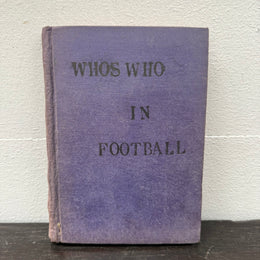 Whos Who in Football Supplement to "The Marvel" Newspaper 1921