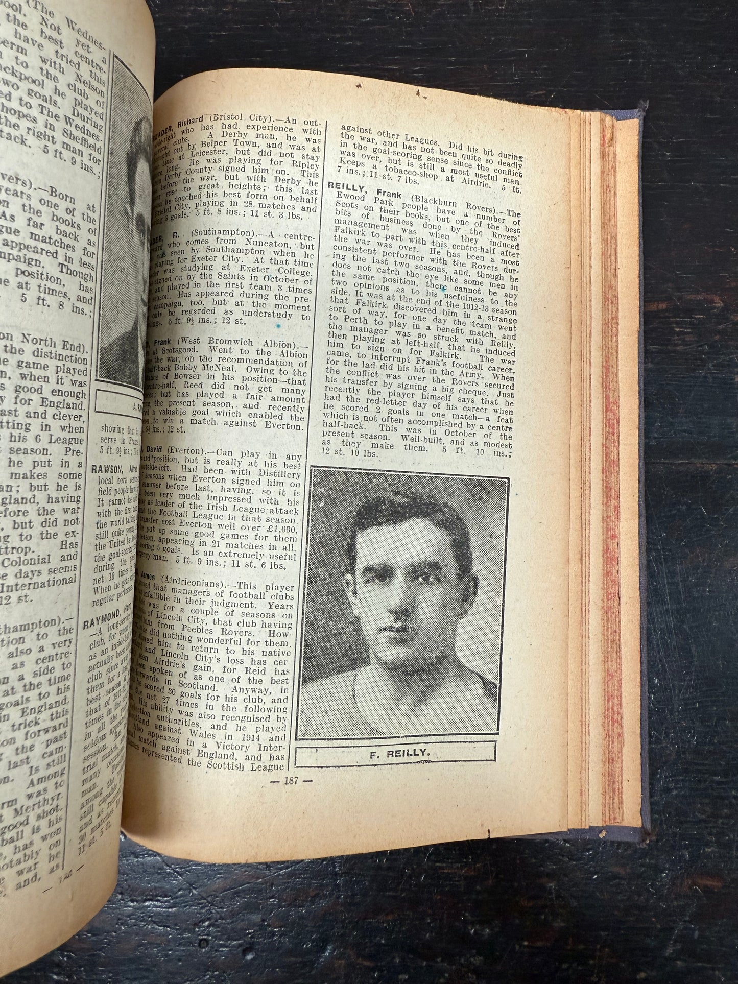 Whos Who in Football Supplement to "The Marvel" Newspaper 1921