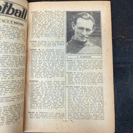 Whos Who in Football Supplement to "The Marvel" Newspaper 1921