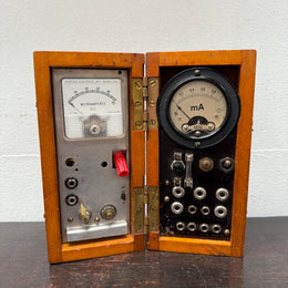Vintage Dual Multi Purpose Electrical Testing Meter