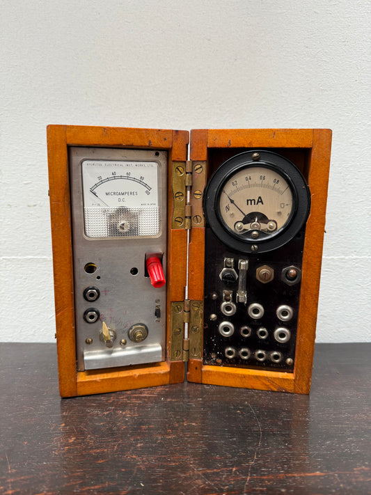 Vintage Dual Multi Purpose Electrical Testing Meter