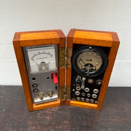 Vintage Dual Multi Purpose Electrical Testing Meter