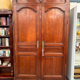 Louis XV Style Fruitwood 2 Door Armoire Circa: 1880.