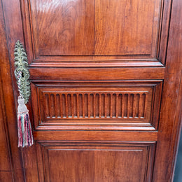 Louis XV Style Fruitwood 2 Door Armoire Circa: 1880.