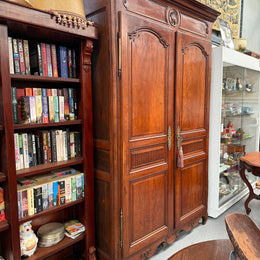 Louis XV Style Fruitwood 2 Door Armoire Circa: 1880.