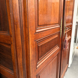 Louis XV Style Fruitwood 2 Door Armoire Circa: 1880.