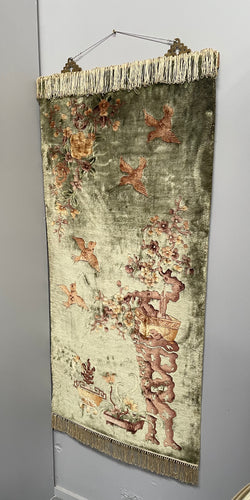 Antique Chinese Hanging Silk Rug | Antique & Vintage | Moonee Ponds Antiques | Australia Wide Delivery