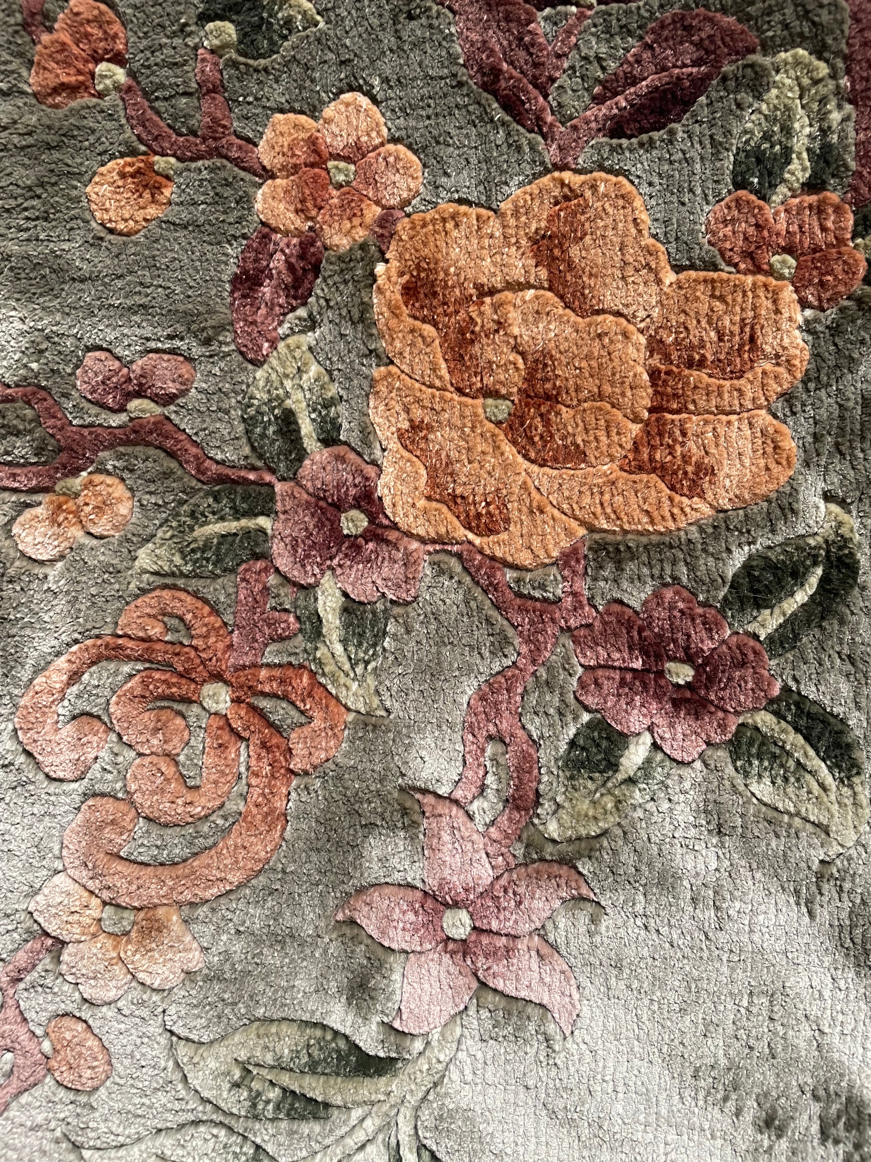 Antique Chinese Hanging Silk Rug | Antique & Vintage | Moonee Ponds Antiques | Australia Wide Delivery