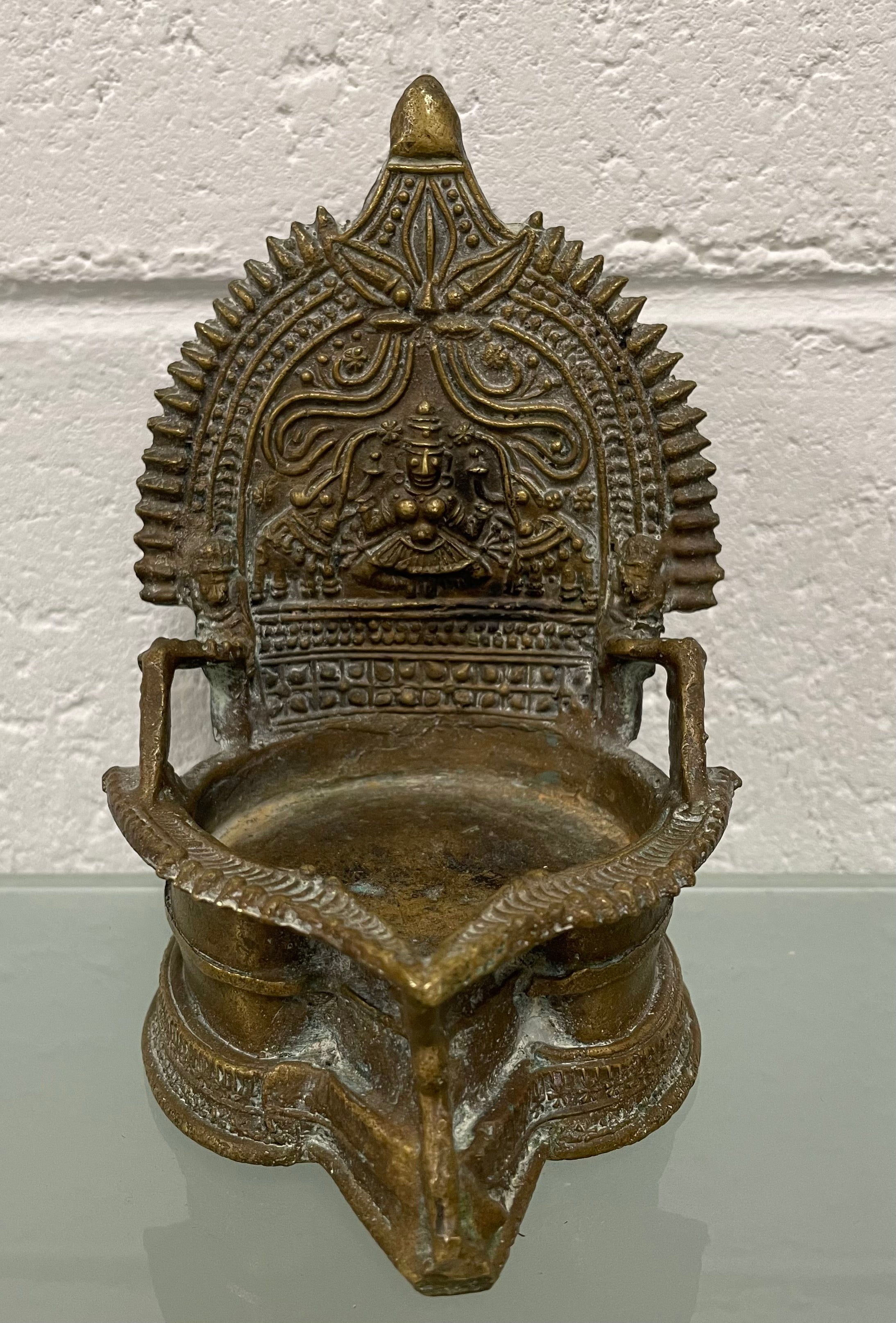 Antique Indian Bronze Oil Lamp – Moonee Ponds Antiques