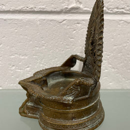 Antique Indian Bronze Oil Lamp