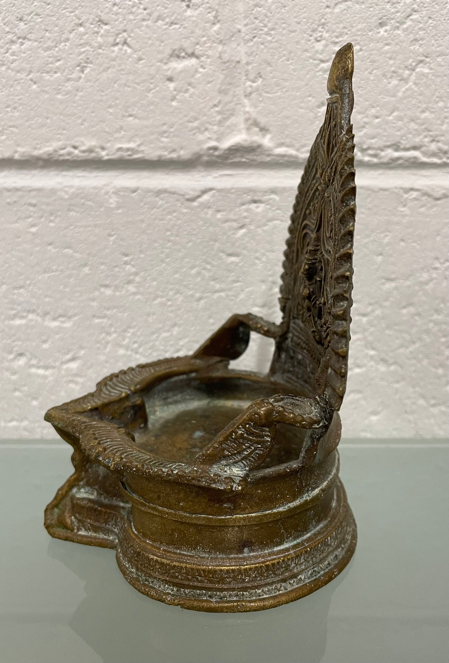 Antique Indian Bronze Oil Lamp