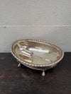 Beautiful Vintage Hand Hammered Silver Footed Bowl | Antique & Vintage | Moonee Ponds Antiques | Australia Wide Delivery