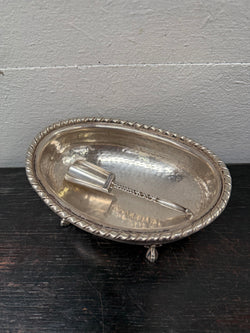 Beautiful Vintage Hand Hammered Silver Footed Bowl | Antique & Vintage | Moonee Ponds Antiques | Australia Wide Delivery
