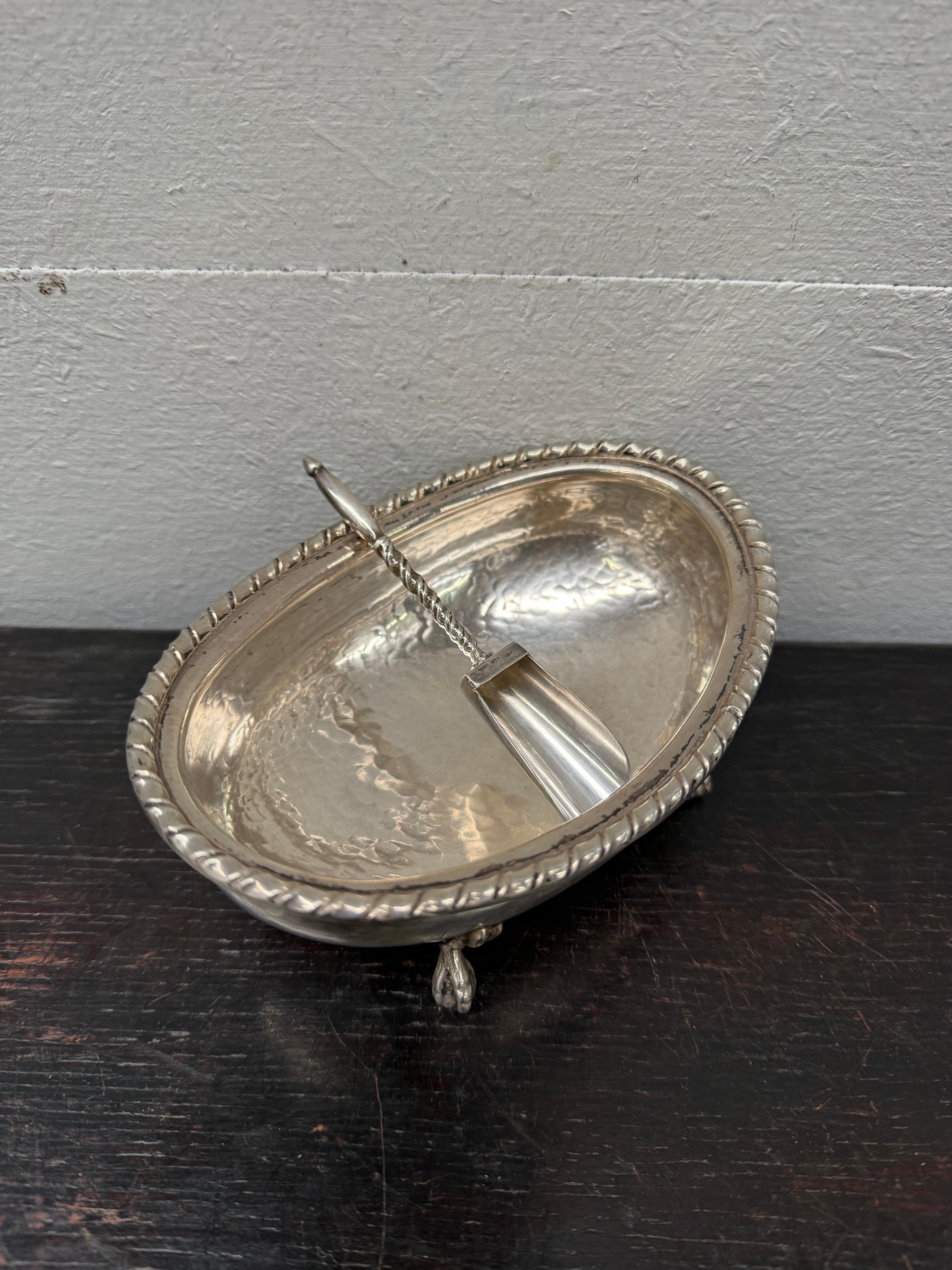 Beautiful Vintage Hand Hammered Silver Footed Bowl | Antique & Vintage | Moonee Ponds Antiques | Australia Wide Delivery