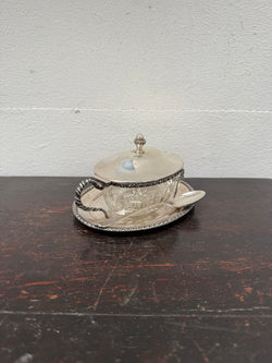 Elegant Vintage Silver Parmesan Dish | Antique & Vintage | Moonee Ponds Antiques | Australia Wide Delivery