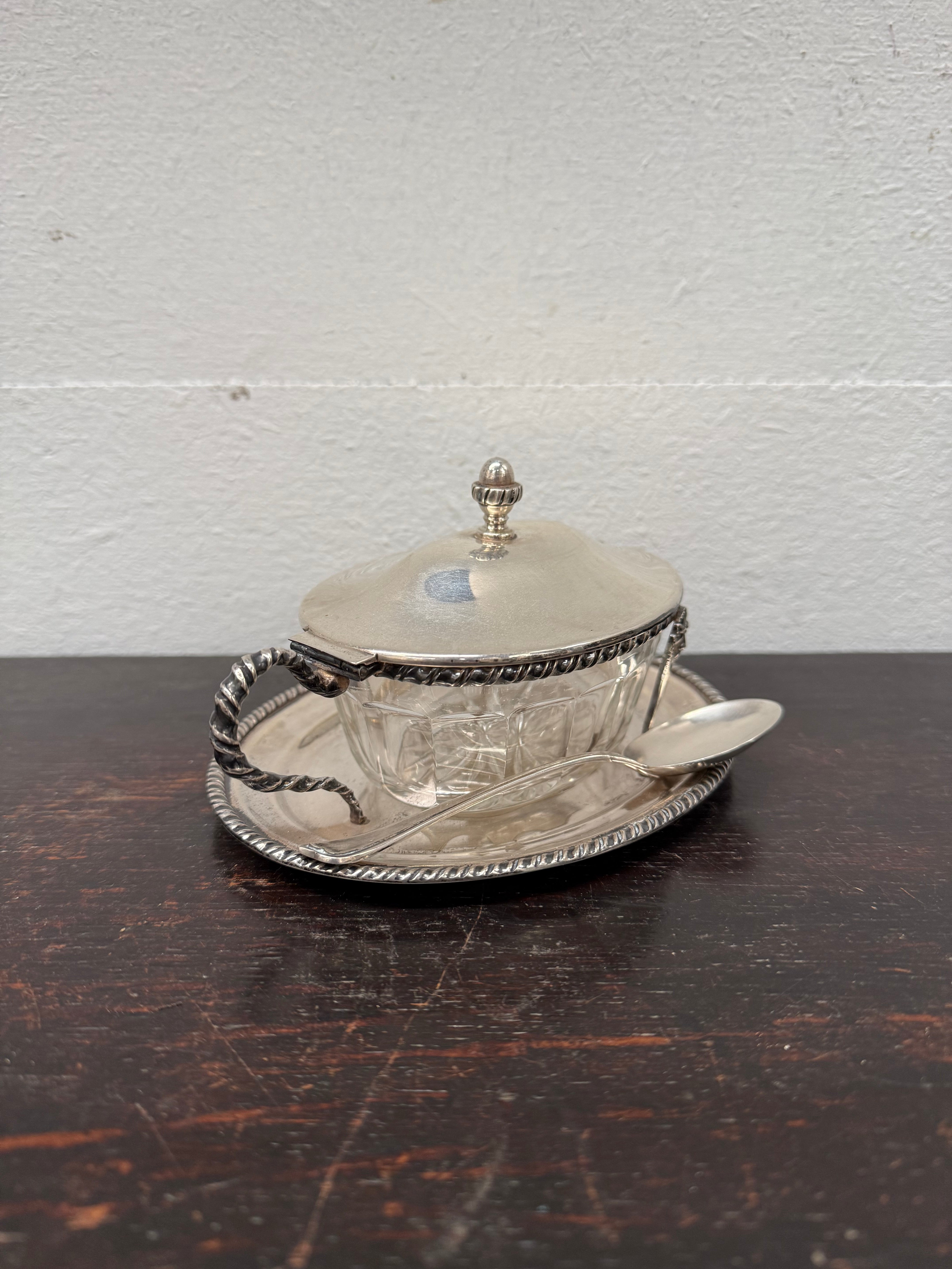 Elegant Vintage Silver Parmesan Dish | Antique & Vintage | Moonee Ponds Antiques | Australia Wide Delivery