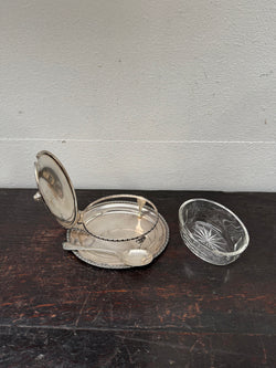 Elegant Vintage Silver Parmesan Dish | Antique & Vintage | Moonee Ponds Antiques | Australia Wide Delivery