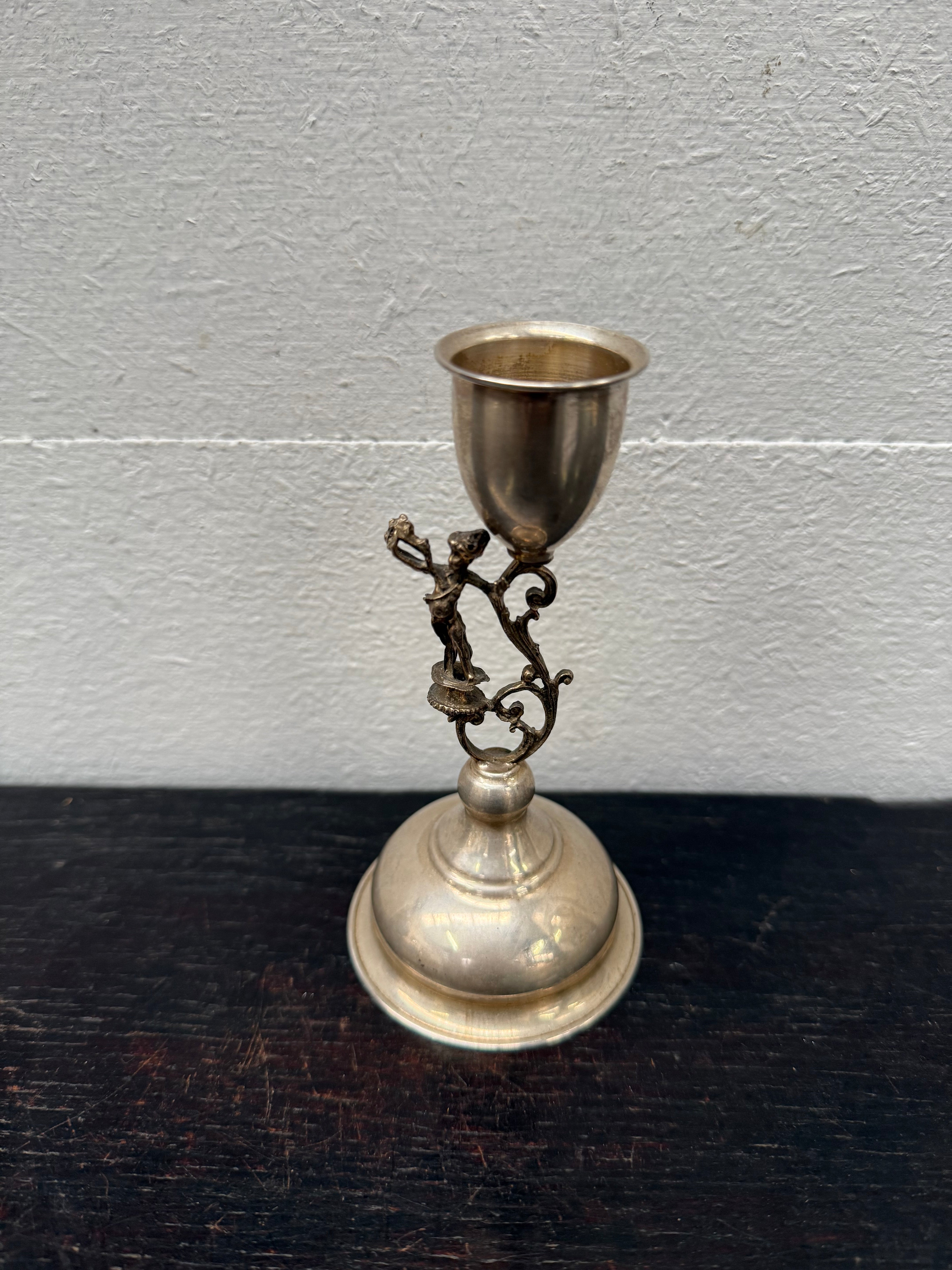 Period Continental Silver Decorative Candlestick