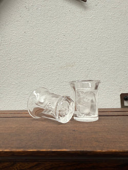 Set of Two Lalique "Enfant" Shot Glasses | Antique & Vintage | Moonee Ponds Antiques | Australia Wide Delivery
