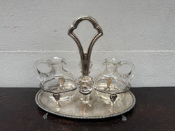 Continental Silver Marked Cruet Set | Antique & Vintage | Moonee Ponds Antiques | Australia Wide Delivery