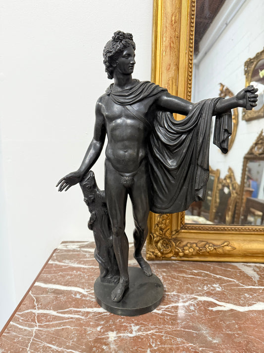 Magnificent Bronze Statue of Apollo Belvedere