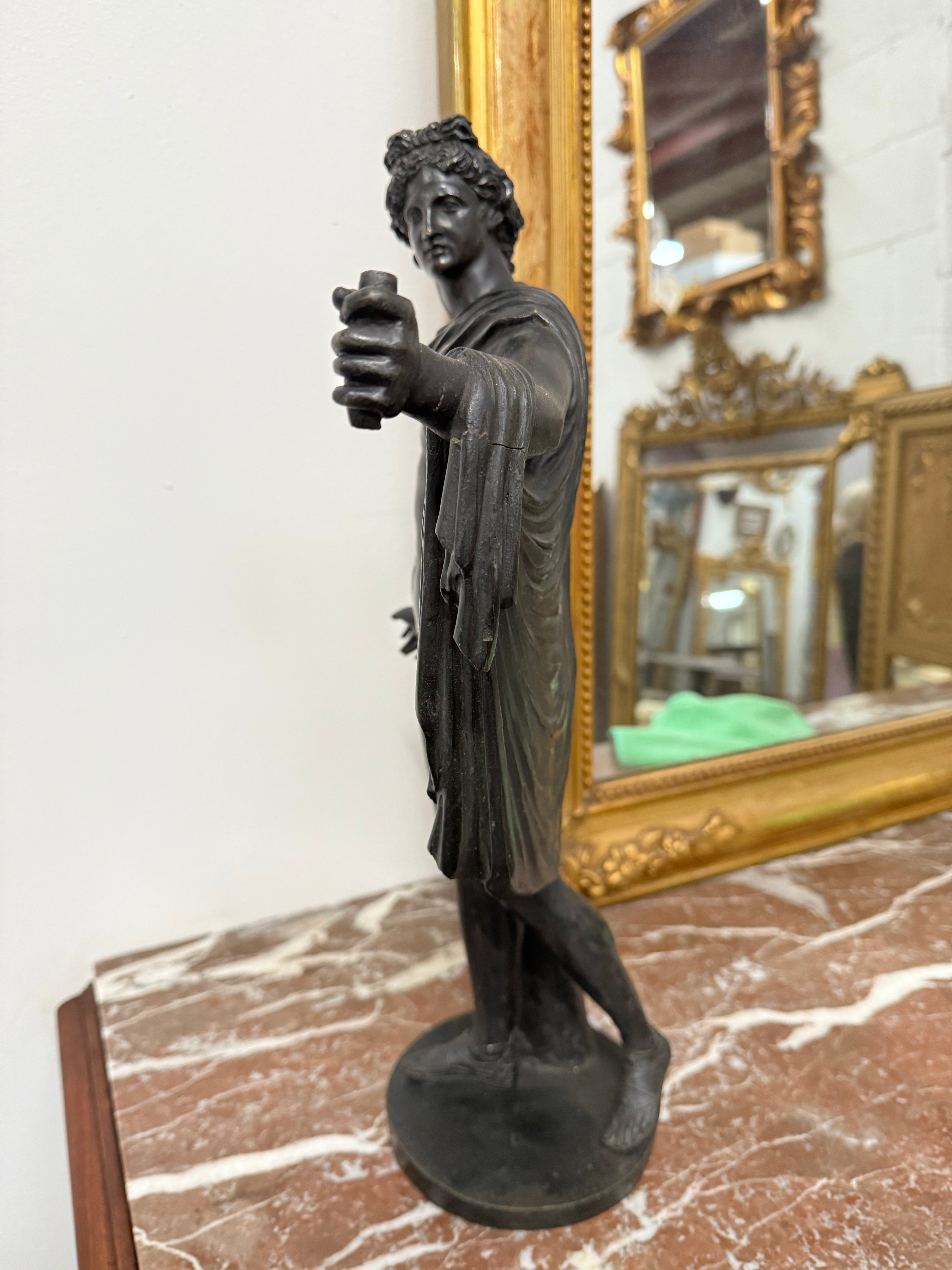 Magnificent Bronze Statue of Apollo Belvedere | Antique & Vintage | Moonee Ponds Antiques | Australia Wide