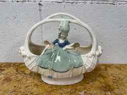 Antique Figurine Vase Basket | Antique & Vintage | Moonee Ponds Antiques | Australia Wide Delivery