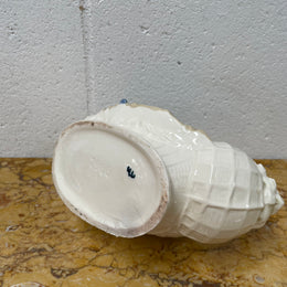 Antique Figurine Vase Basket