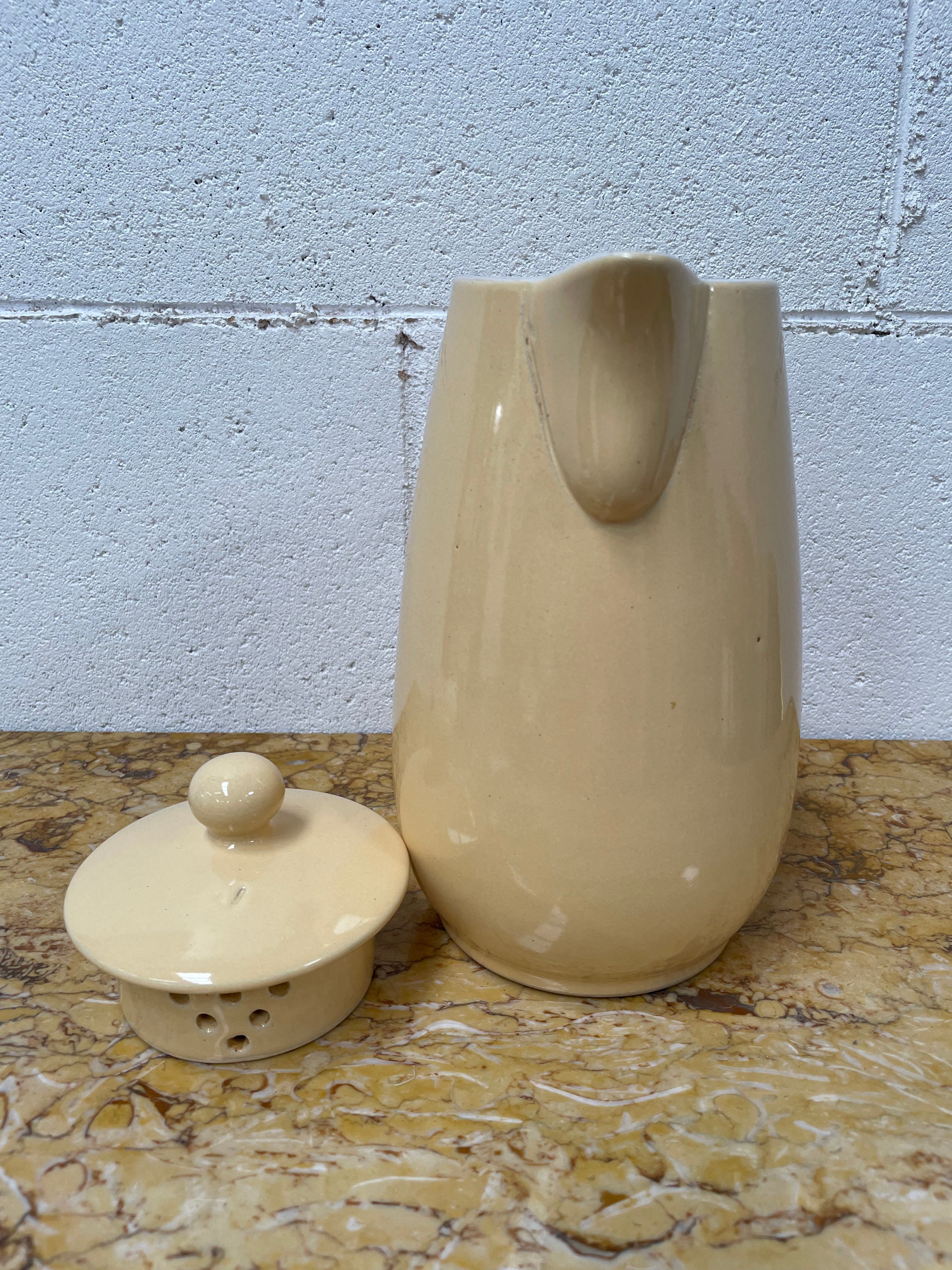 Antique Glazed Stoneware Lovatts Tea/Coffee Pot | Antique & Vintage | Moonee Ponds Antiques | Australia Wide Delivery