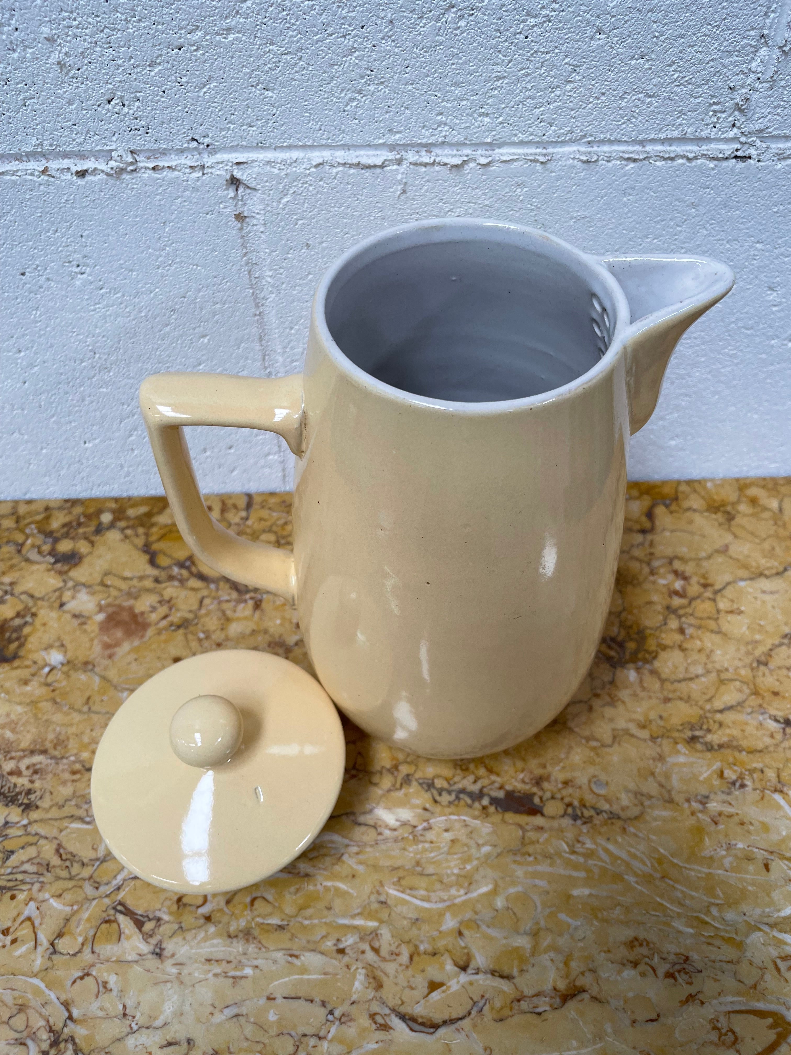 Antique Glazed Stoneware Lovatts Tea/Coffee Pot | Antique & Vintage | Moonee Ponds Antiques | Australia Wide Delivery