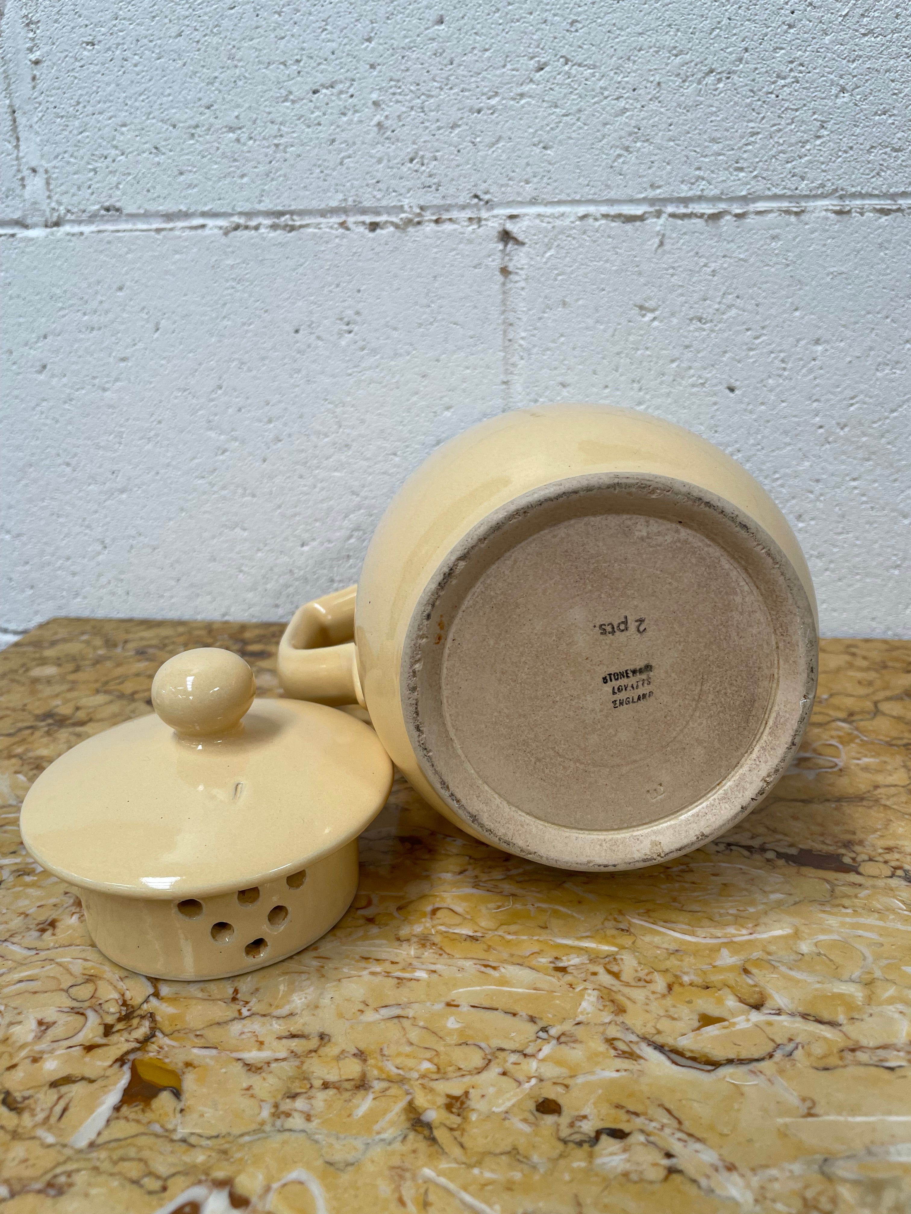 Antique Glazed Stoneware Lovatts Tea/Coffee Pot | Antique & Vintage | Moonee Ponds Antiques | Australia Wide Delivery