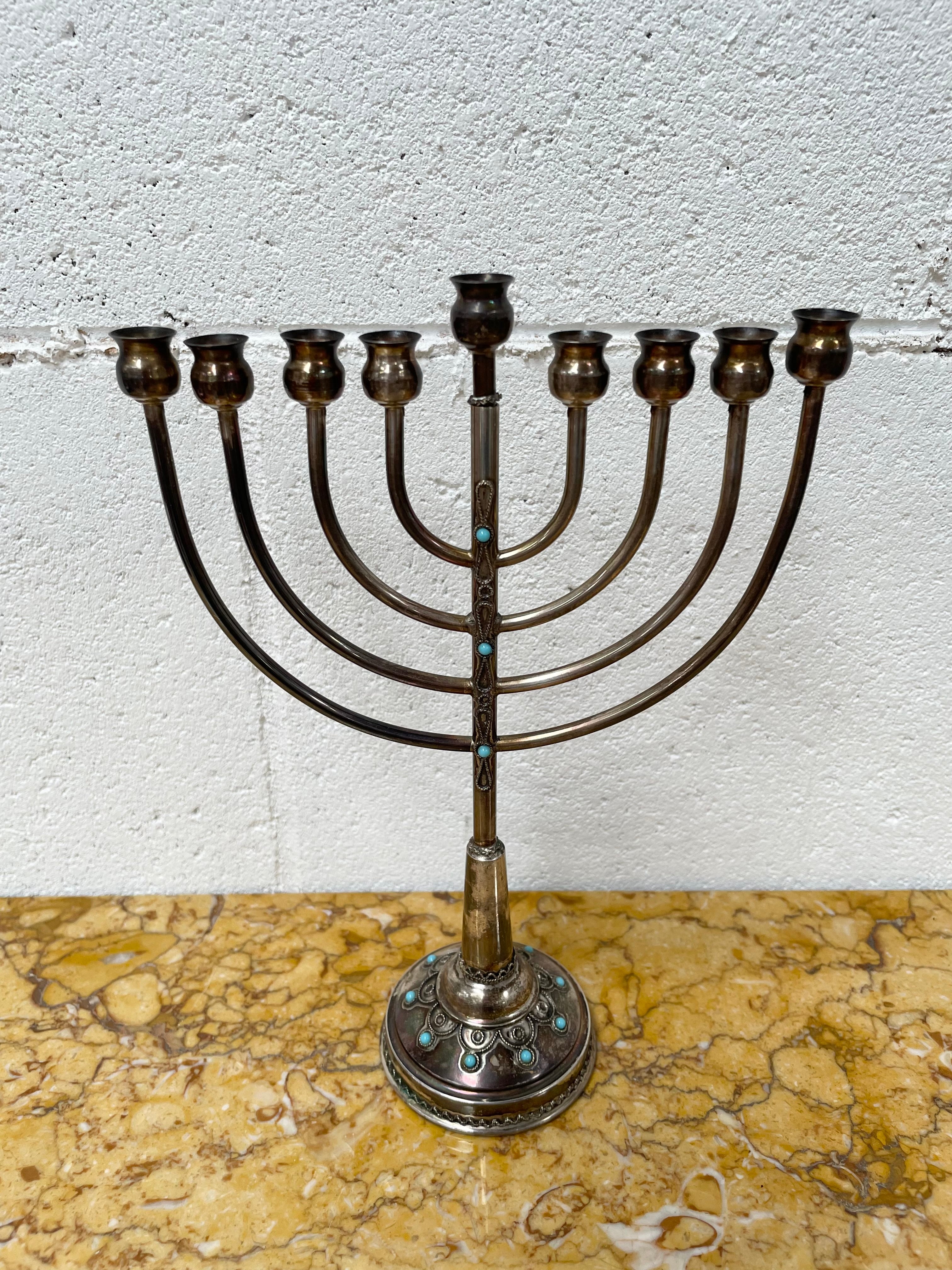 Vintage 9 Light Hannukah Menorah | Antique & Vintage | Moonee Ponds Antiques | Australia Wide Delivery