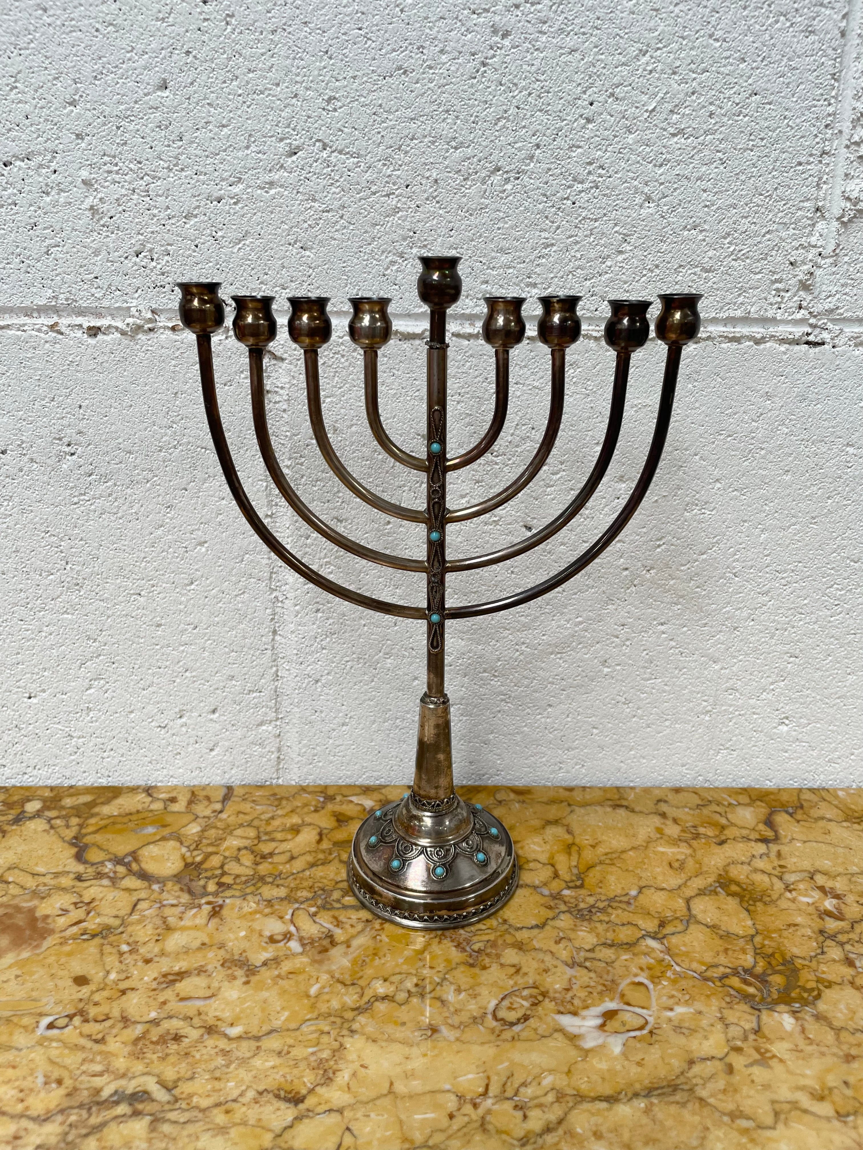 Vintage 9 Light Hannukah Menorah | Antique & Vintage | Moonee Ponds Antiques | Australia Wide Delivery