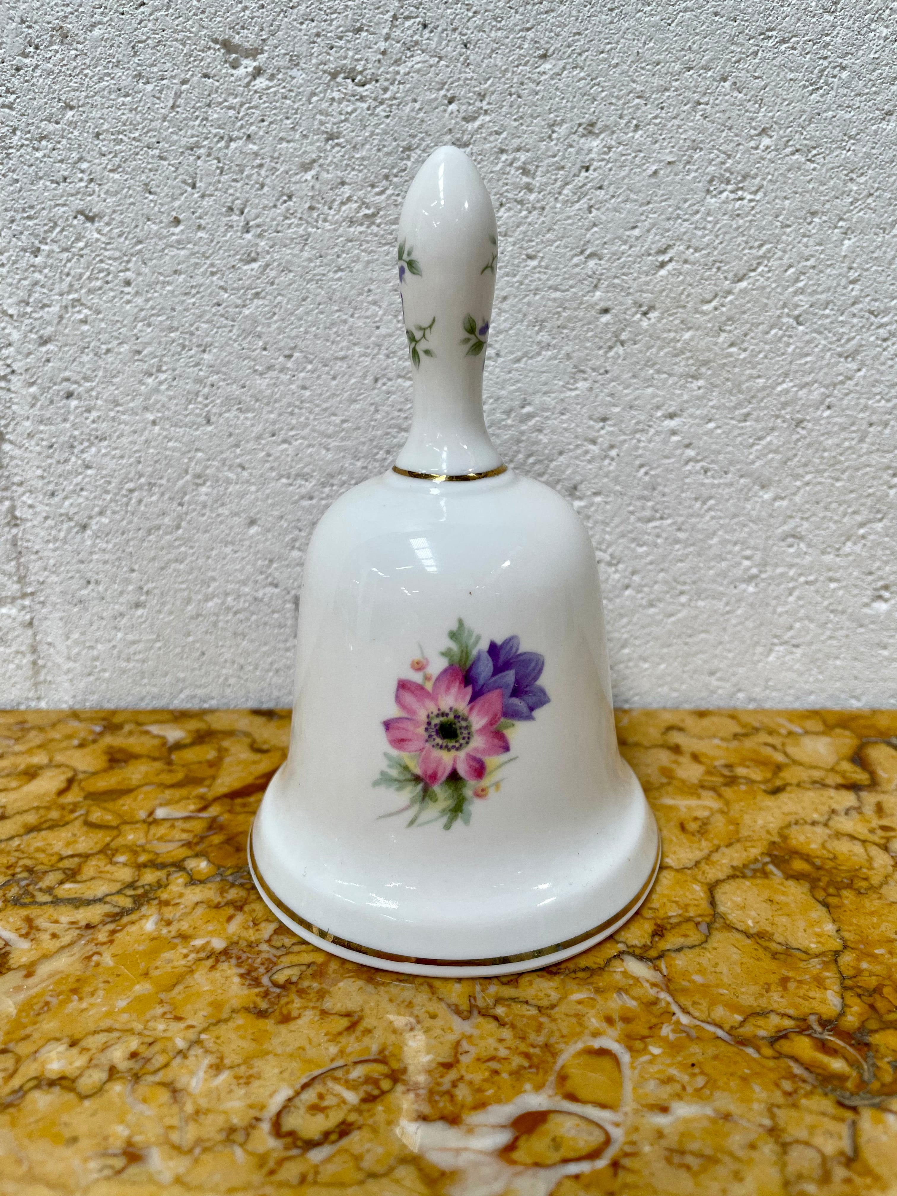 "Monthly Flower" Fine Bone China January Bell