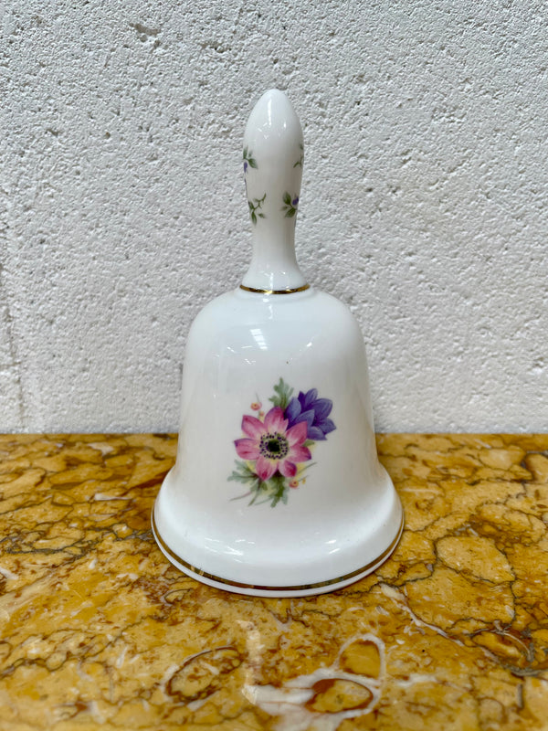 Lovely fine bone China Monthly Flower 'January' bell, made in Taiwan. It is in good original condition.