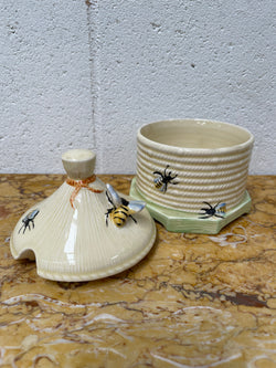 Crown Devon Beehive Sugar/Honey Pot | Antique & Vintage | Moonee Ponds Antiques | Australia Wide Delivery