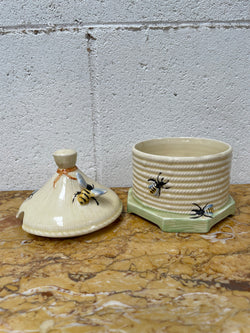 Crown Devon Beehive Sugar/Honey Pot | Antique & Vintage | Moonee Ponds Antiques | Australia Wide Delivery
