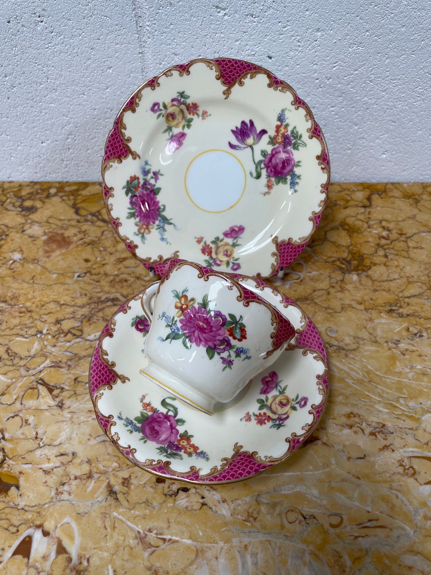 English Aynsley Trio Bone China