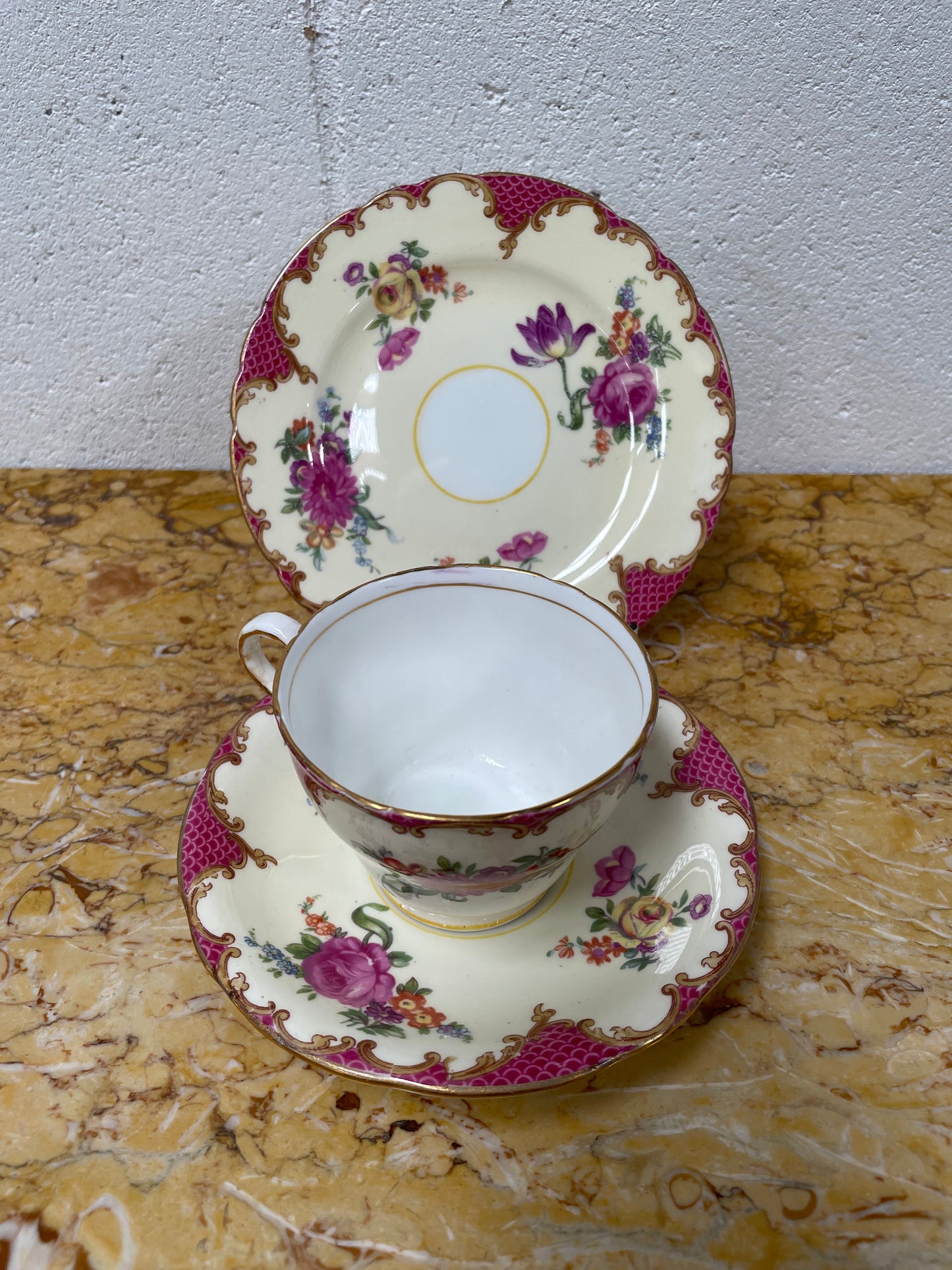 English Aynsley Trio Bone China