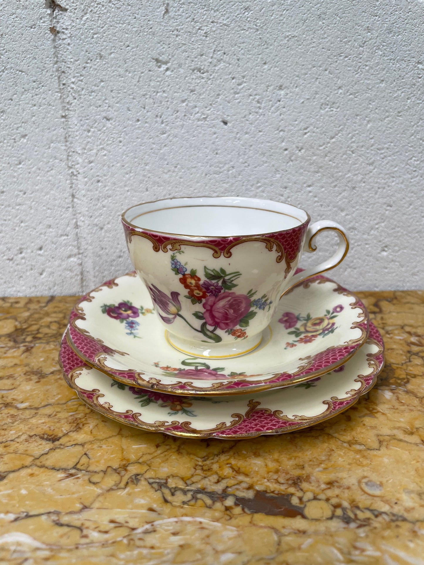 English Aynsley Trio Bone China