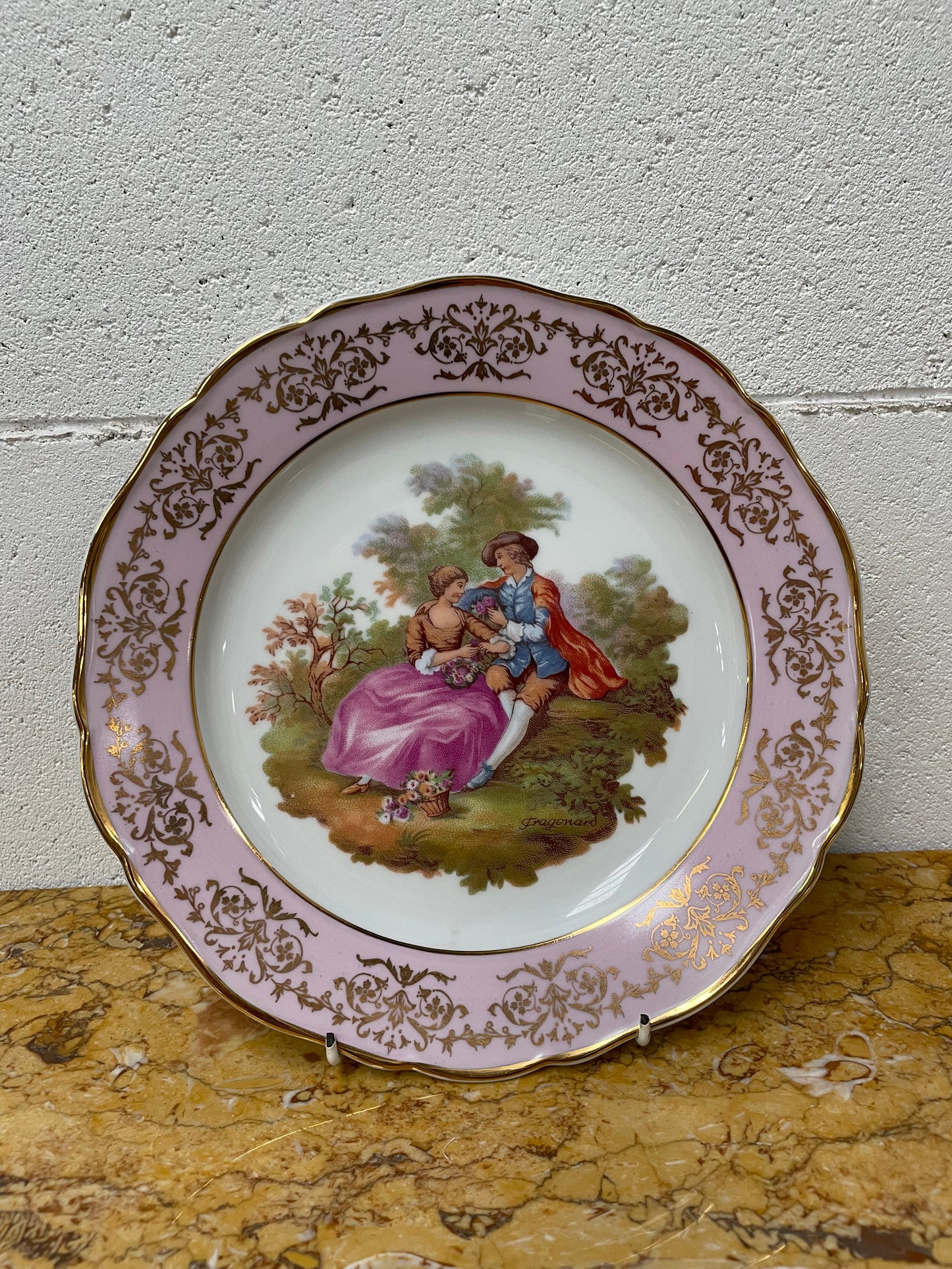 Limoges Romantic Display Plate