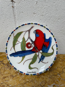 Attractive Display Plate Featuring a Parrot | Antique & Vintage | Moonee Ponds Antiques | Australia Wide Delivery